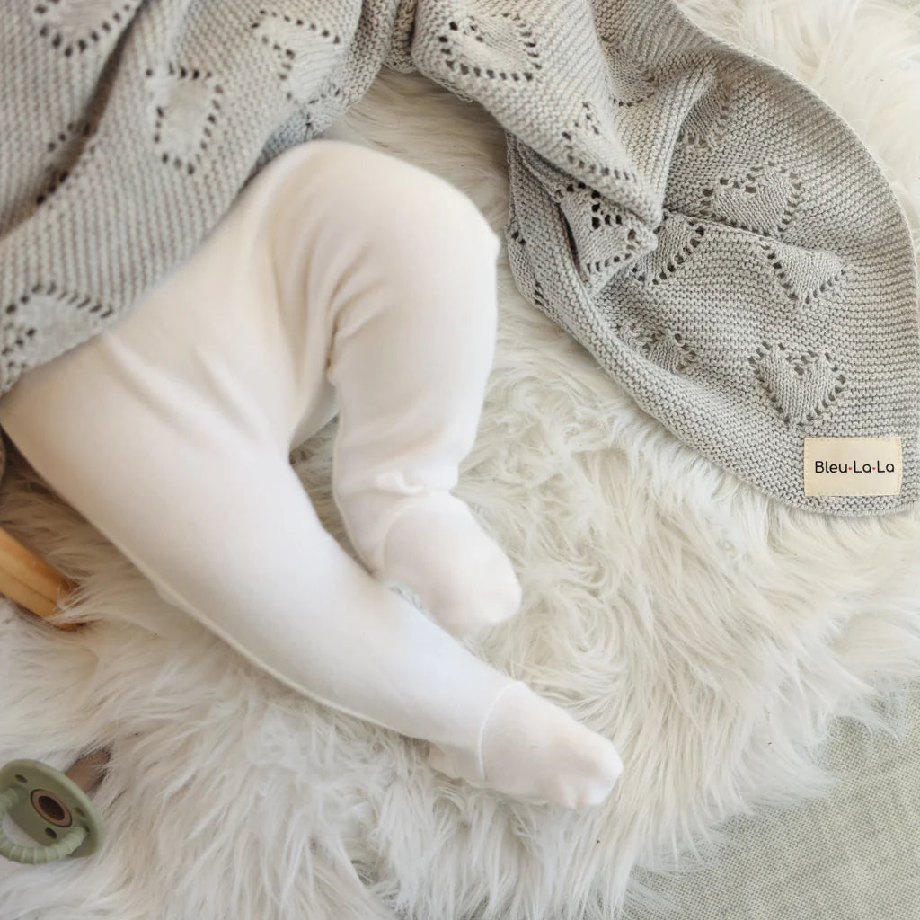 Bleu La La 100% Luxury Cotton Swaddle Receiving Baby Blanket