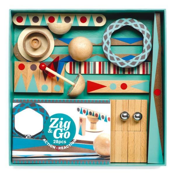 Djeco Zig & Go Roll 28pc Set
