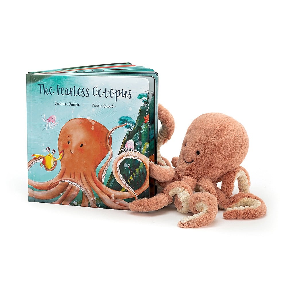 Jellycat The Fearless Octopus Book (Odell Octopus)