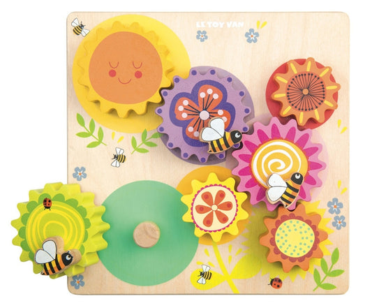 Le Toy Van Petilou Gears & Cogs "Busy Bee Learning"