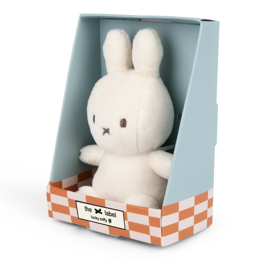 Lucky Miffy Sitting in Giftbox Cream