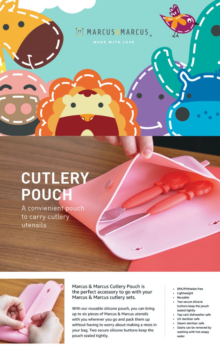 Marcus and Marcus Kids Cutlery Pouch