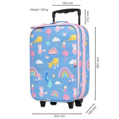 Penny Scallan Design Kids' 2 Wheel Suitcase - Rainbow Days