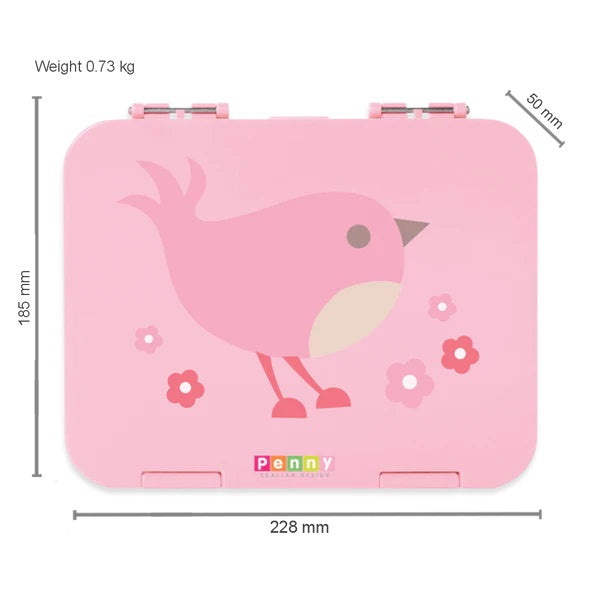 Penny Scallan Design Large Bento Box - Chirpy Bird