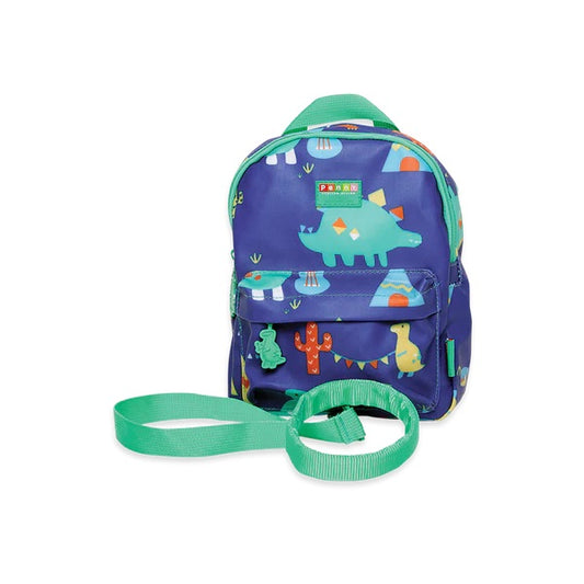 Penny Scallan Design Small Backpack with Rein - Dino Rock