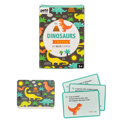 Petit Collage Trivia Cards - Dinosaurs