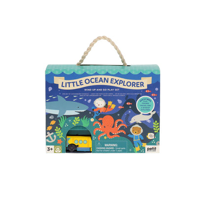 Petit Collage Wind-Up and Go Playset - Ocean Explorer