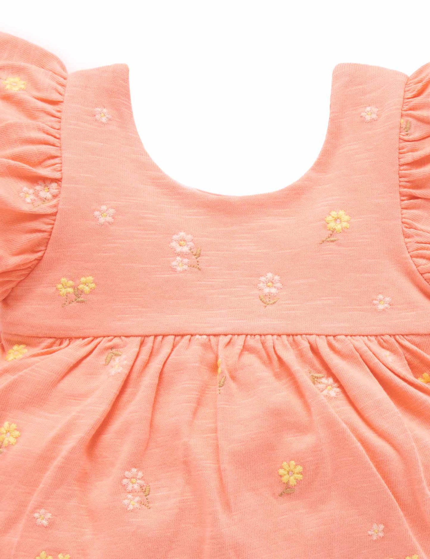 Purebaby Embroidered Dress Bodysuit