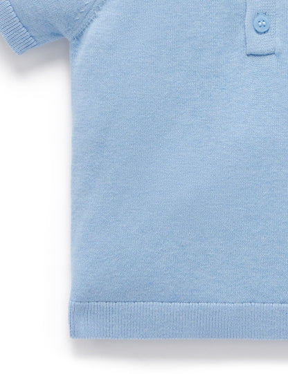 Purebaby Knitted Polo Jumper