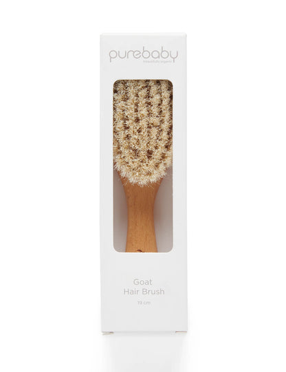 Purebaby Purebaby Goat Hair Brush W Box