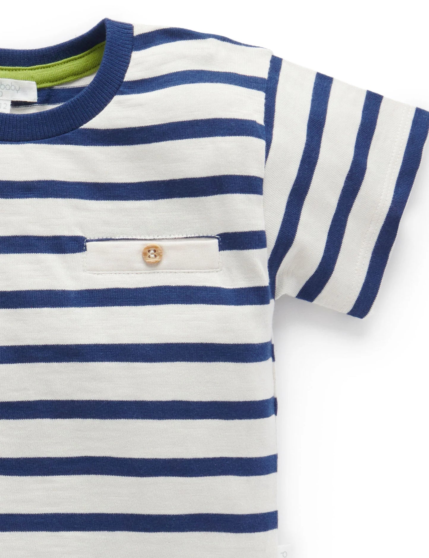 Purebaby Striped Relaxed Tee