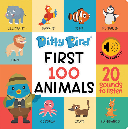 Ditty Bird First 100 Animals Sound