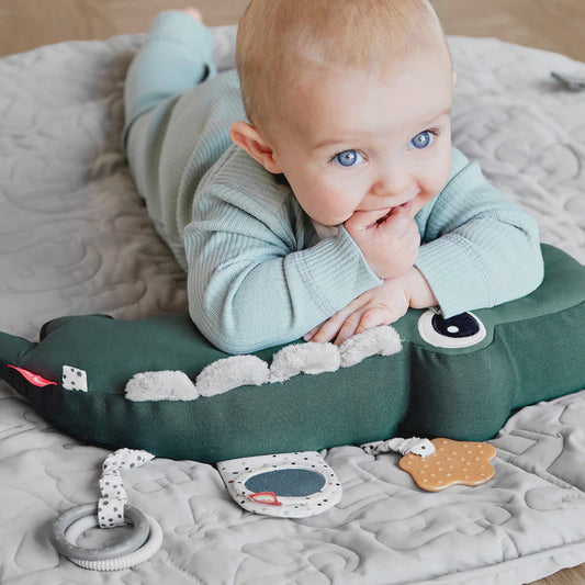 Done by Deer Tummy Time Activity Toy – Croco